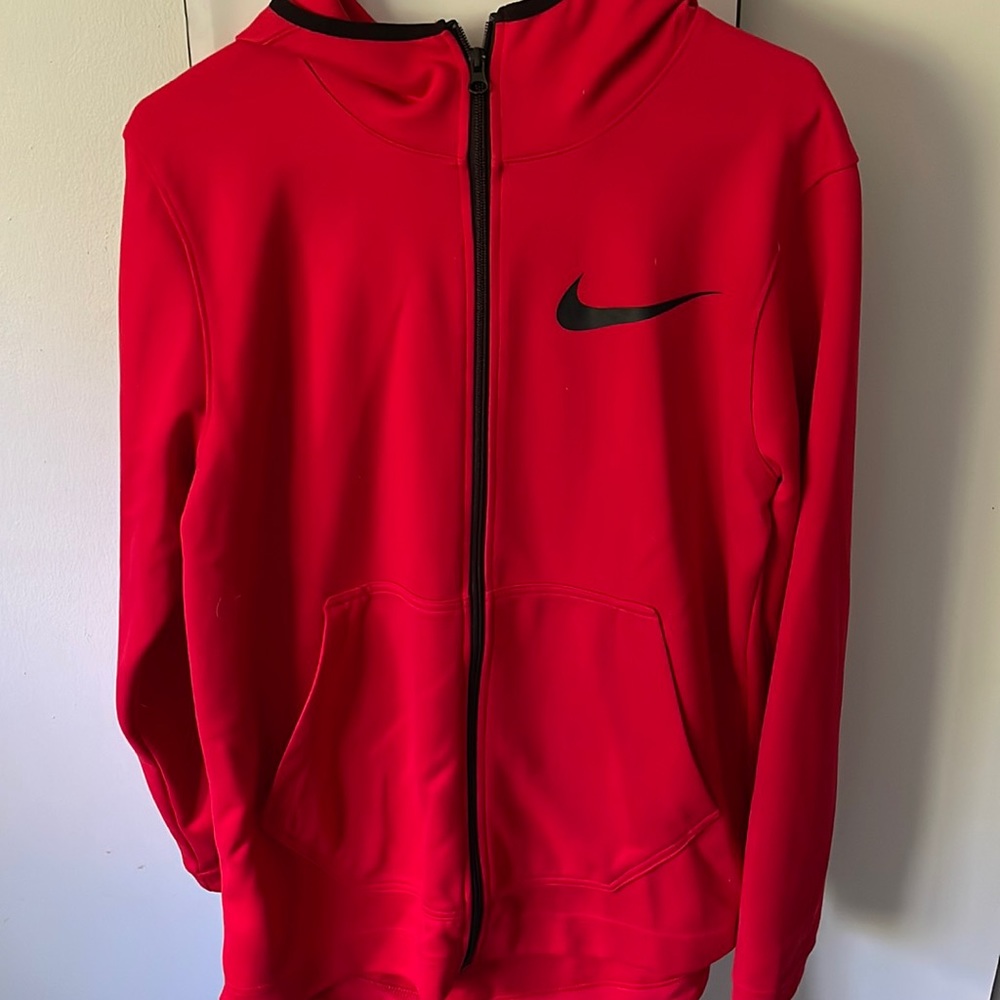 Nike men’s red basketball warm up jacket